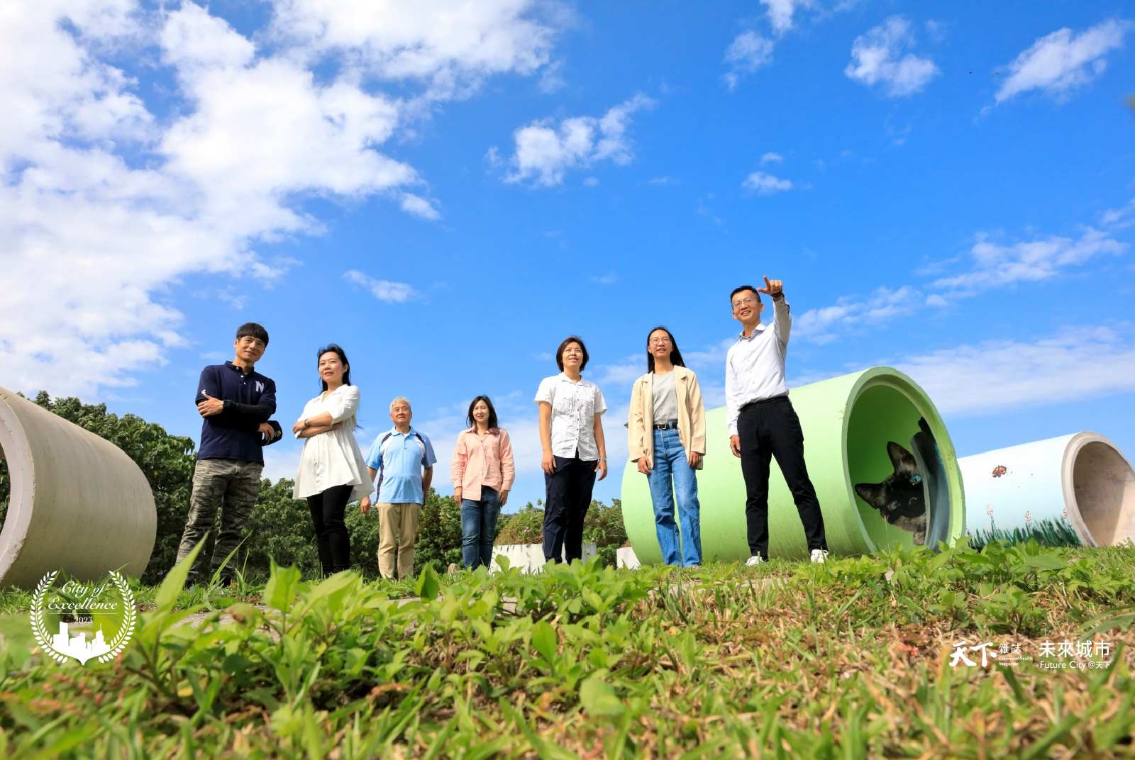 新北市城鄉局整治違章工廠林立、非法廢棄物棄置的五股垃圾山，獲天下城市治理卓越獎環境保護組優選。