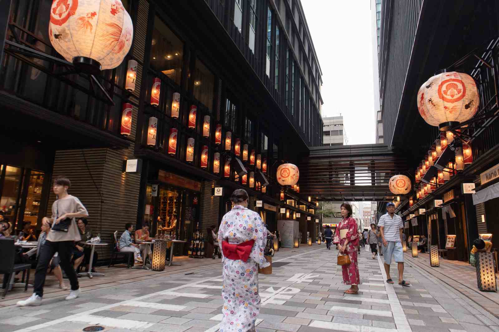 Coredo室町的商店街一景。圖片來源：黃明堂攝