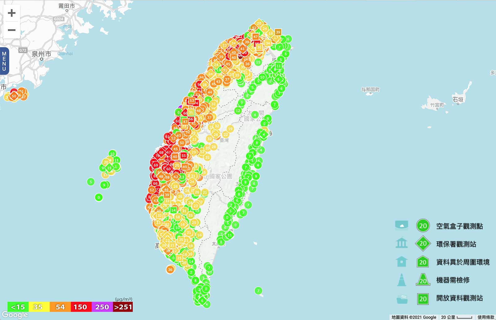 台灣已成為全世界微感測器佈建密度最高的地方。