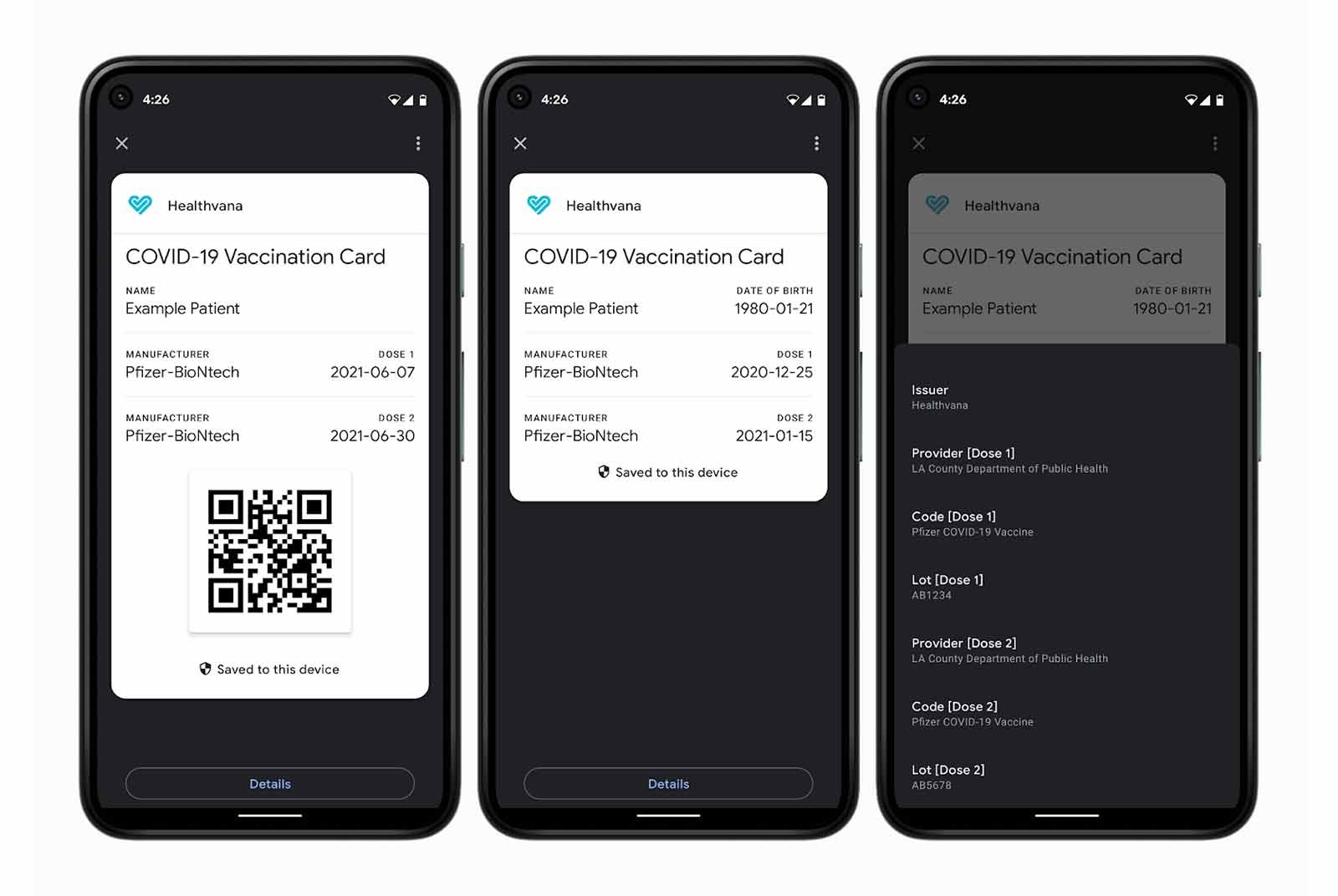 GooglePay-Google-電子錢包-新冠疫苗-疫苗接種卡-智慧醫療