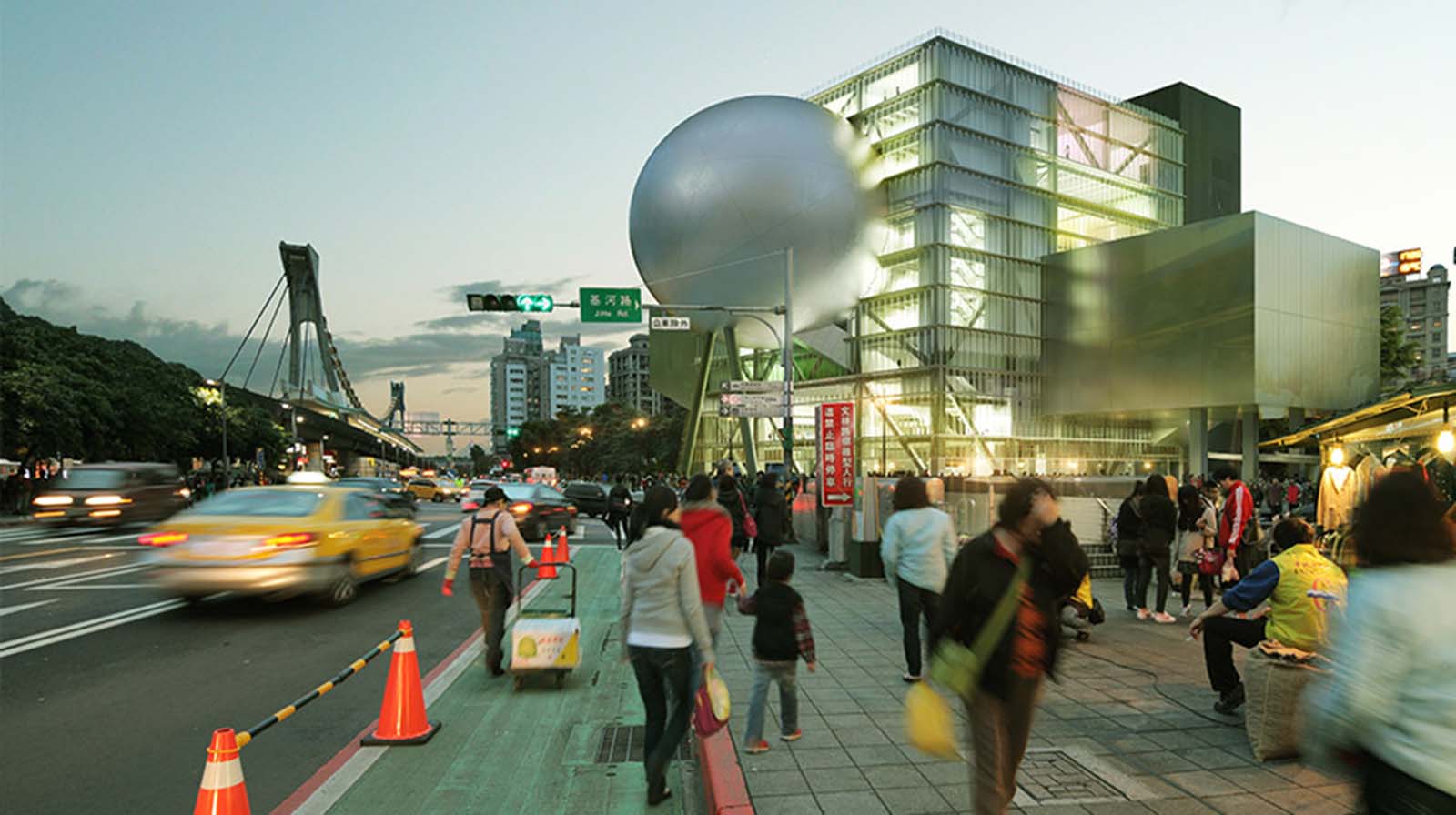 Rem Koolhaas-台北表演藝術中心-庫哈斯-建築師-幾何圖形-建築