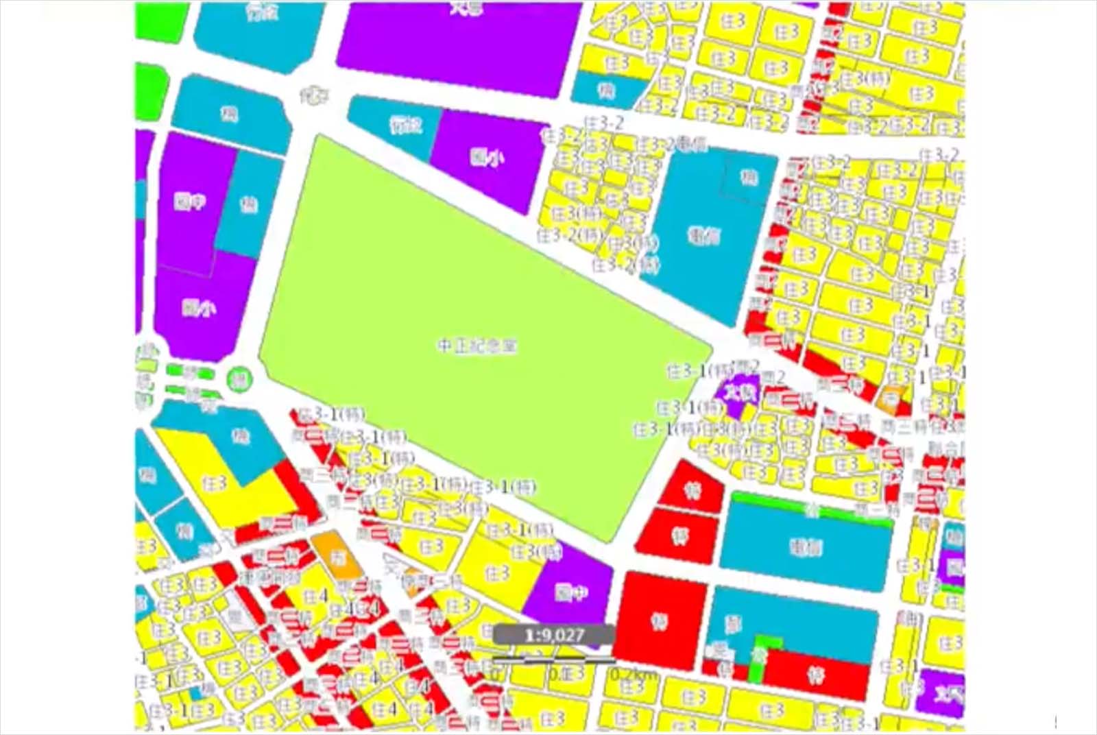 中正紀念堂-台北市-都市計畫-使用分區-城市規劃-轉型正義