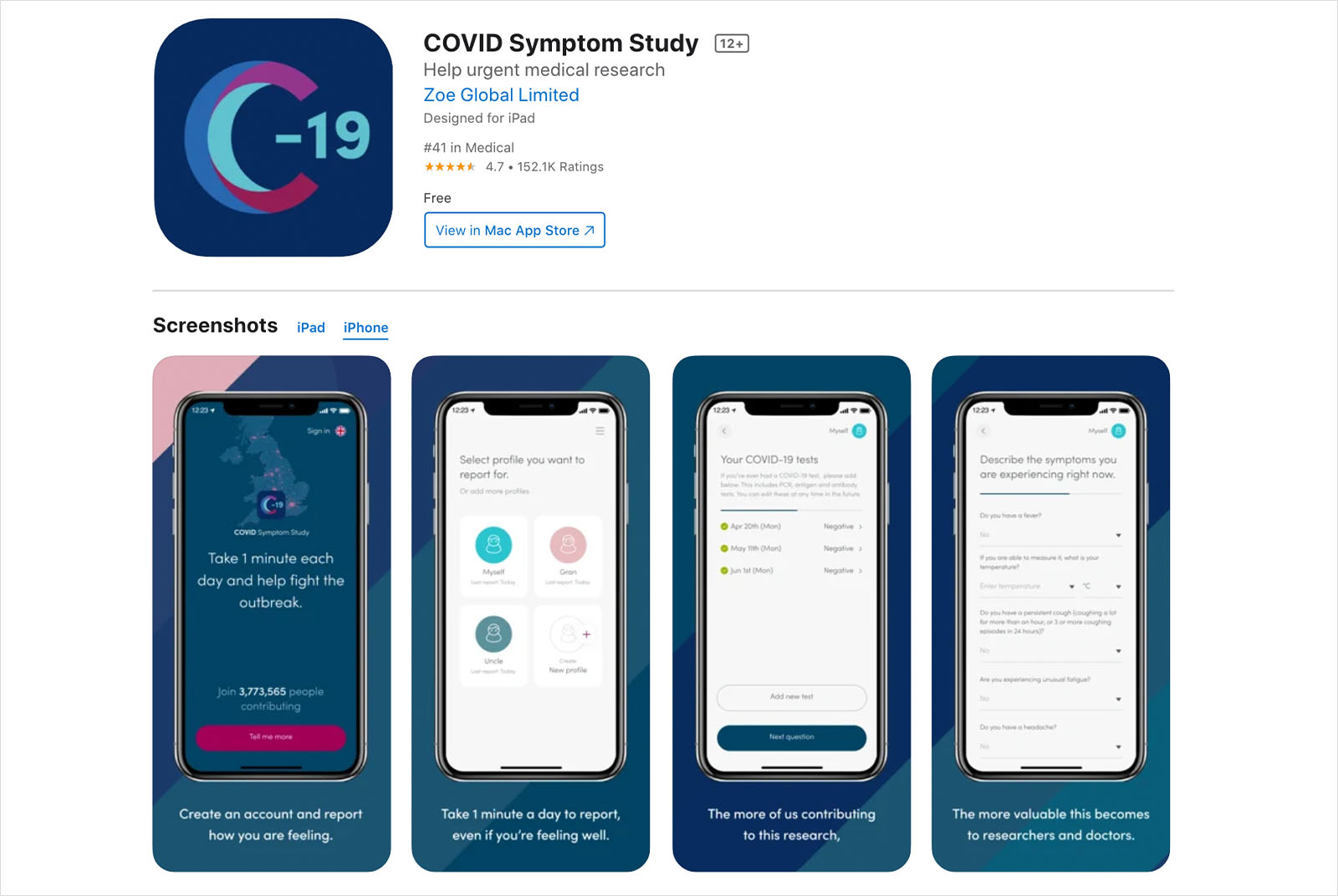 ZOE-COVID Symptom Study-Covid19-腦霧-Omicron-新冠肺炎-疫情-症狀