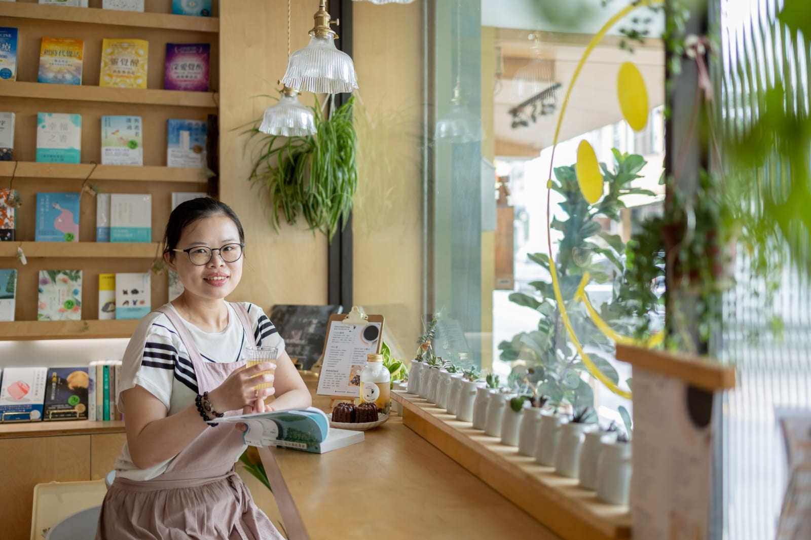 「Daily Sweet Thing恬事」的店長曾靖恬在因緣際會下進駐老屋，加速了人生創業夢想的推進。