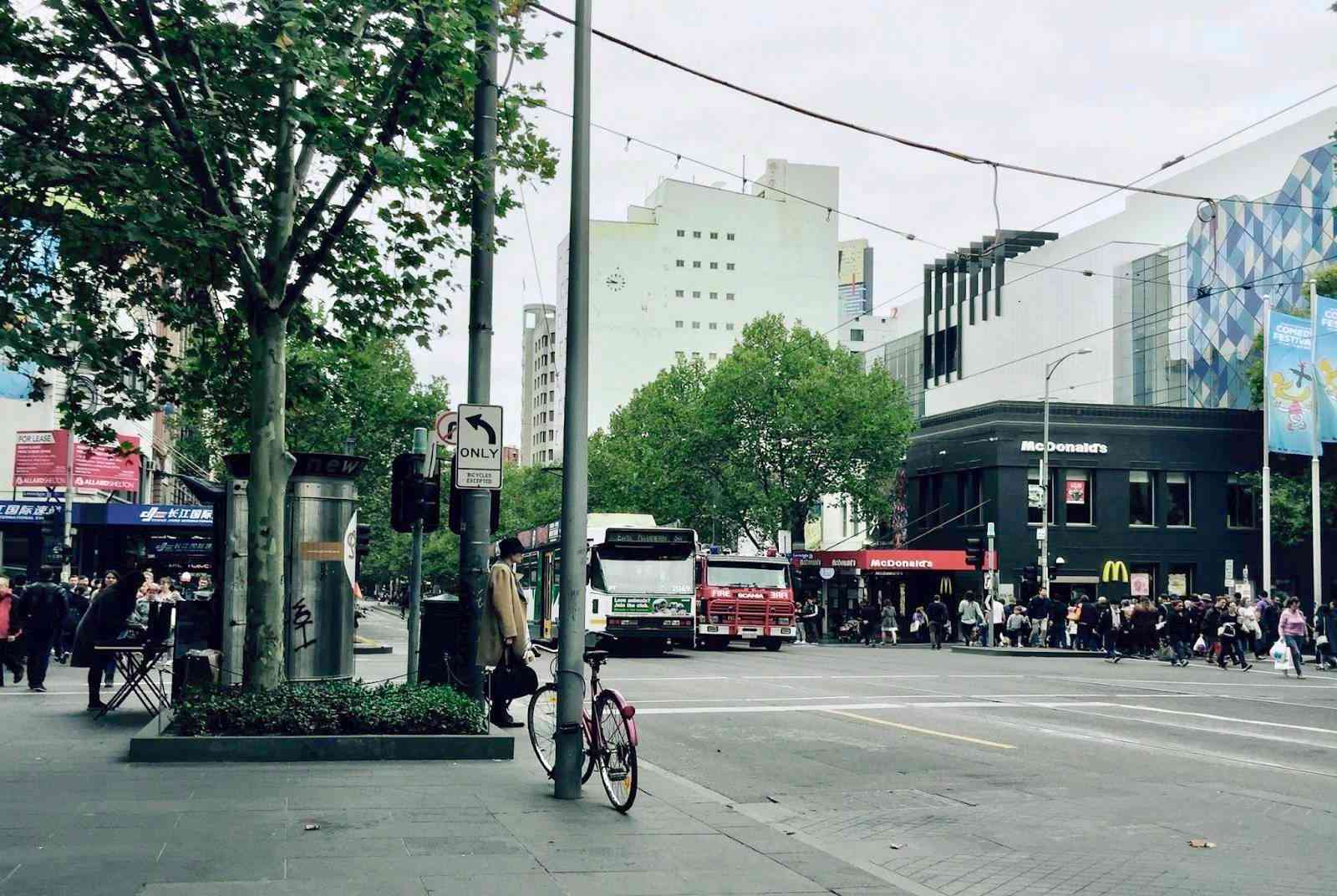 墨爾本-澳洲-行人-路權-道路-台灣-台北-城市治理-交通安全-行人安全-城市安全-道路交通-人行道-交通平權-道路平權