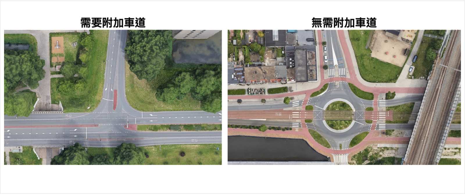 人本交通-人本城市-道路規劃-行人-駕駛-圓環好處-十字路口-圓環-T字路口-松山查爾斯-交通-交通設施-城市規劃-慢行城市-交通安全