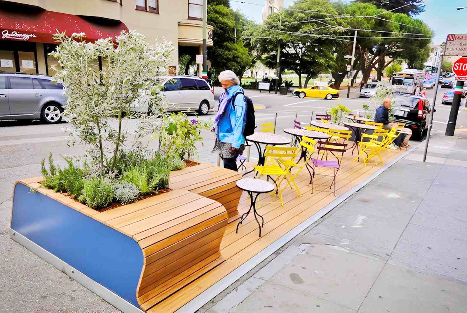 parklet-Mission District-無家者-道路設計-道路規劃-公共空間-房價-租金-公園-行人