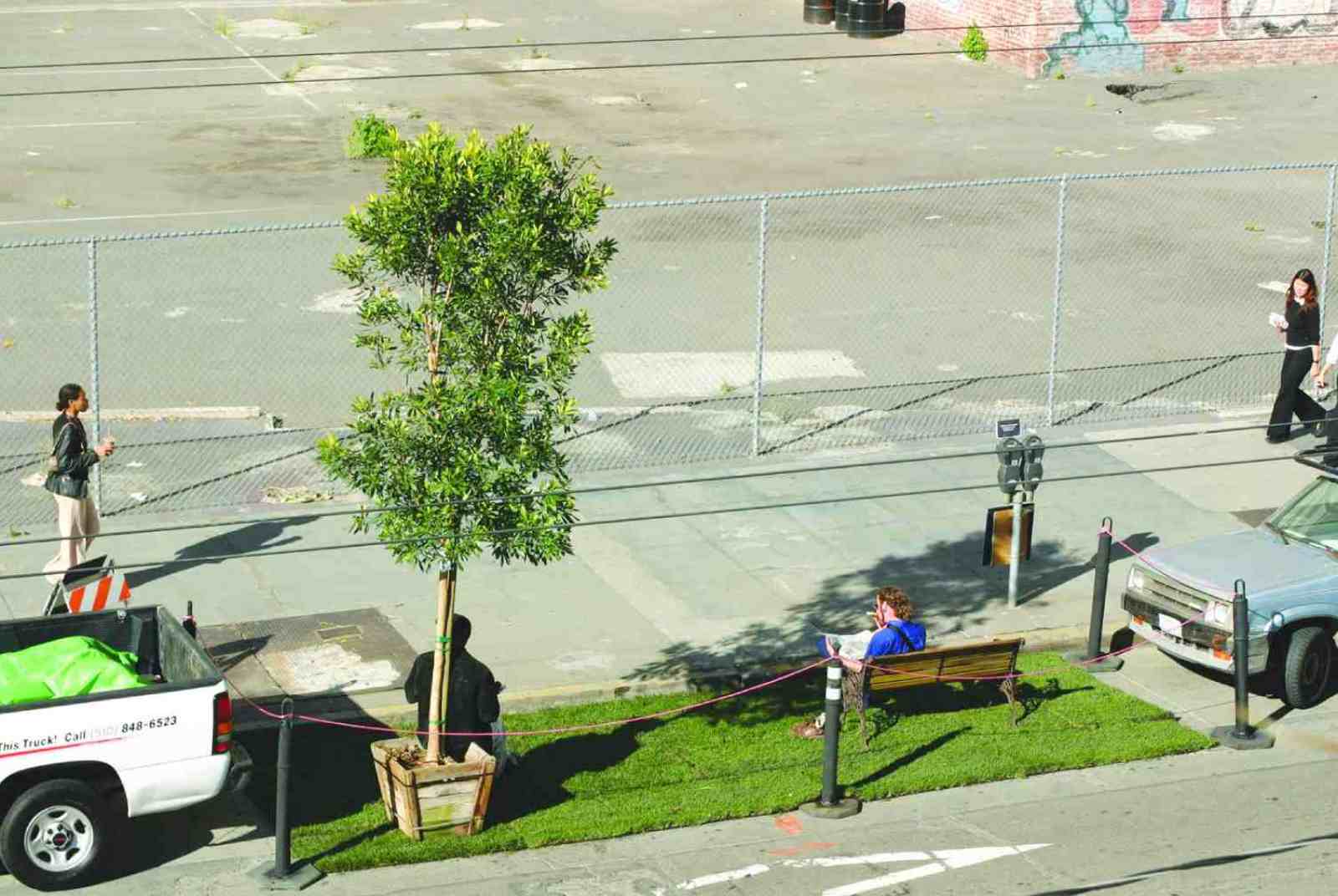 Rebar-Guerrilla Urbanism-Tactical Urbanism-John Bela-停車格-快閃公園-美國-san francisco-道路設計-公共空間