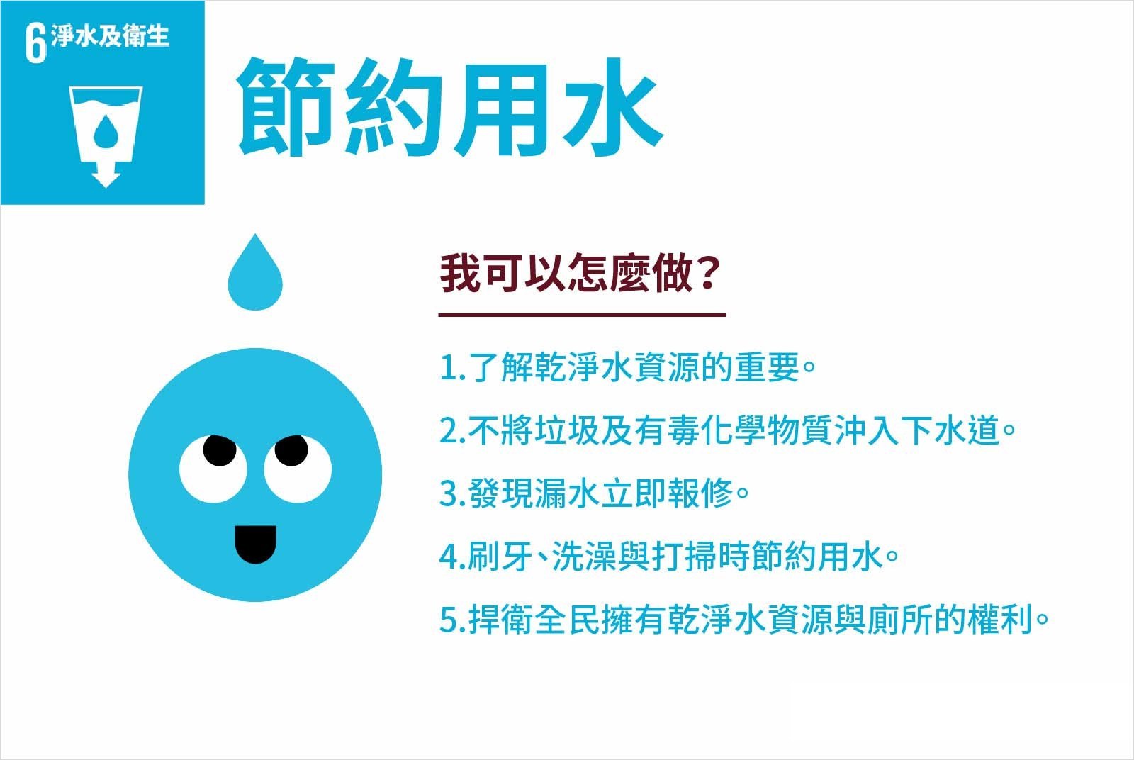 SDGS-SDG6-永續-美好生活-永續目標-節約用水-環保-水資源-能源-生態