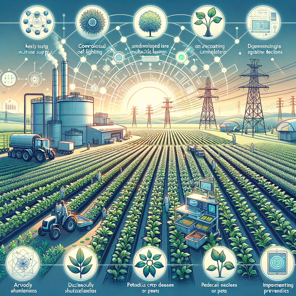 Image for We use AI and machine learning to manage our farm. Our AI system monitors the crops, adjusts the lighting, water, and nutrients based on the crop's needs. It also predicts potential diseases or pests and takes preventive measures.