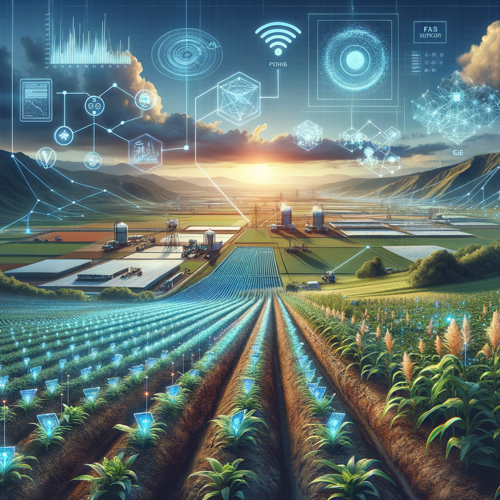 Image for Here, Electroanalytical methods come into play. Sensors embedded throughout the farm constantly monitor soil composition, pH levels, moisture content, and other critical parameters. This data is relayed to the GIS, which uses advanced algorithms to interpret it and provide actionable insights.