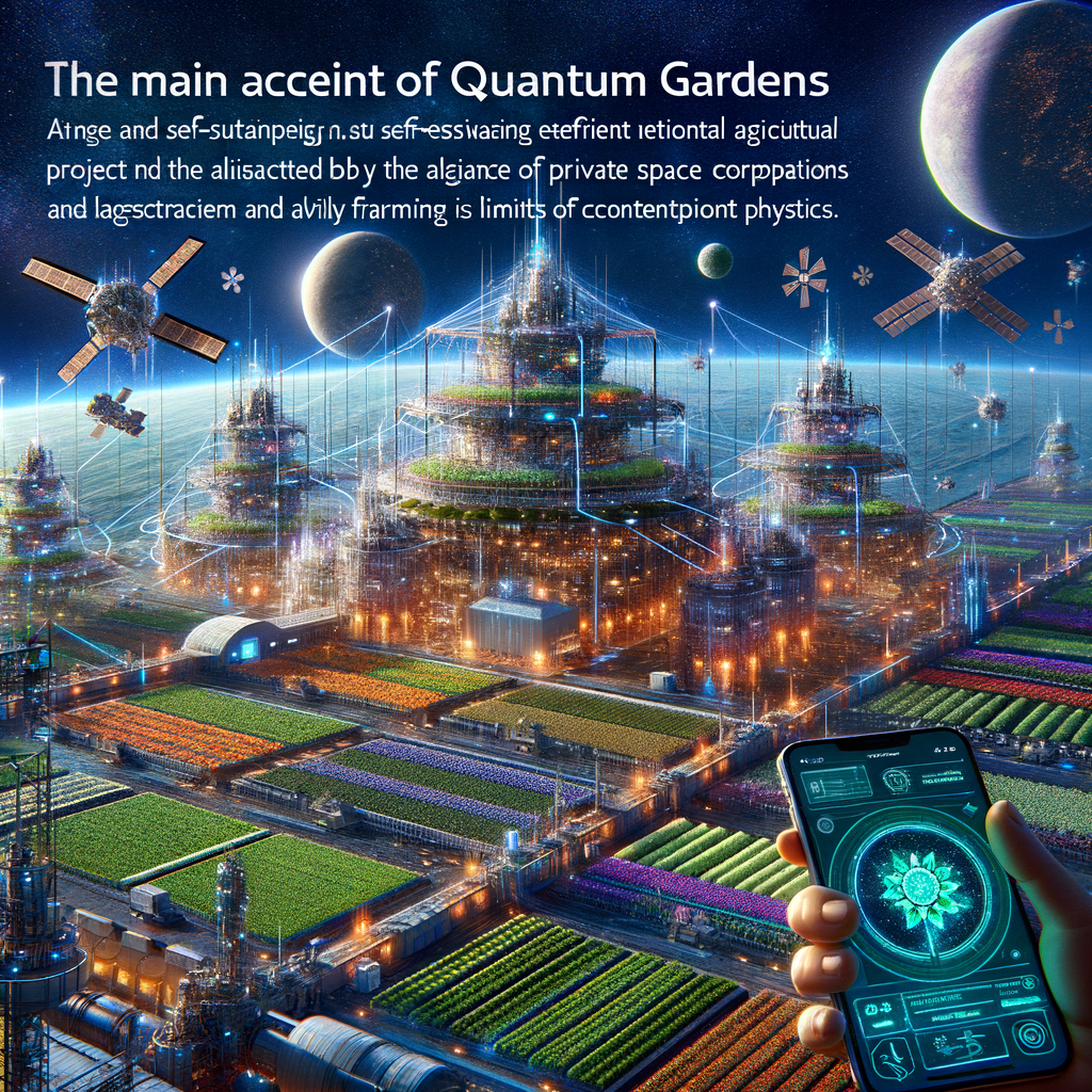 Image for Quantum Gardens is not state-funded. Instead, it is backed by a consortium of private space companies and agricultural giants. The entry point? An app that guides you through the process, from understanding the concept to becoming a space farmer.