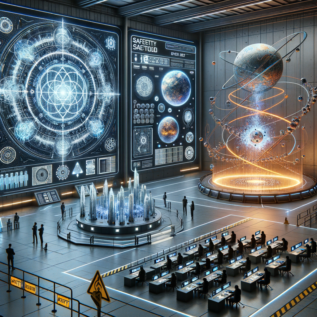 Image for The training area is a playground of technology. You can reserve a holographic canvas, a space weather data station, or an electromagnetic sculpture kit. Safety is paramount, and certain areas require a safety briefing before activation.