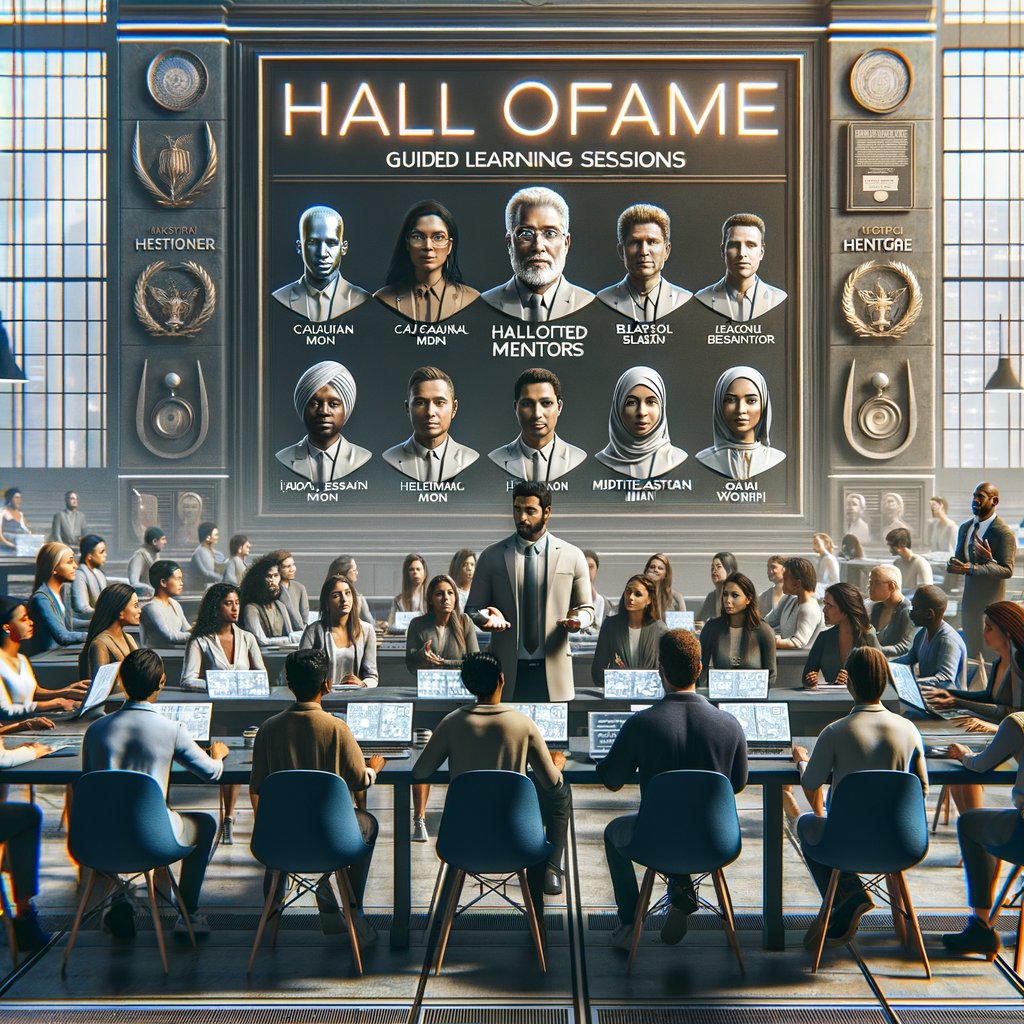 Image for Don't feel alone in this journey. Professionals from the consortium will be around to guide and mentor you. The highest-rated mentors are recognized in the 'Hall of Fame'.