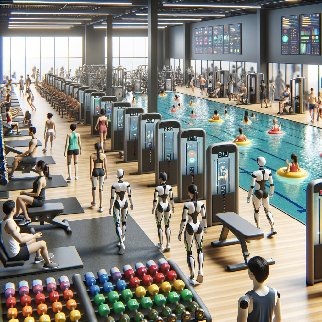 Image for We have a diverse range of fitness equipment and programs, from weightlifting to water aerobics. Our advanced AI trainers can adapt workout plans to your specific needs and progress, ensuring that you're always challenged but never overwhelmed.