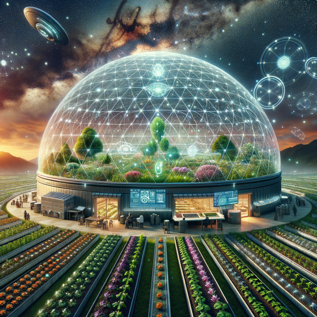 Image for Why Quantum Gardens? Traditional farming methods are unsustainable in the long run. Meanwhile, the cosmos remains unexplored and underutilized. With Quantum Gardens, we can feed our growing population and expand our horizons.