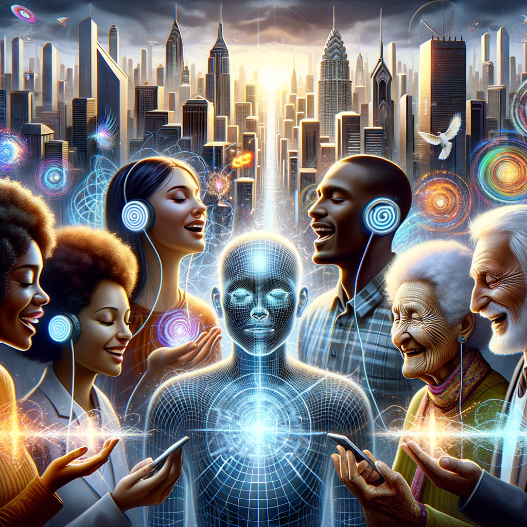 Image for This Quantum Society has led to a more harmonious world. Conflicts and misunderstandings have reduced, as people now understand each other better. It's a world where everyone is in sync, where everyone resonates with each other.