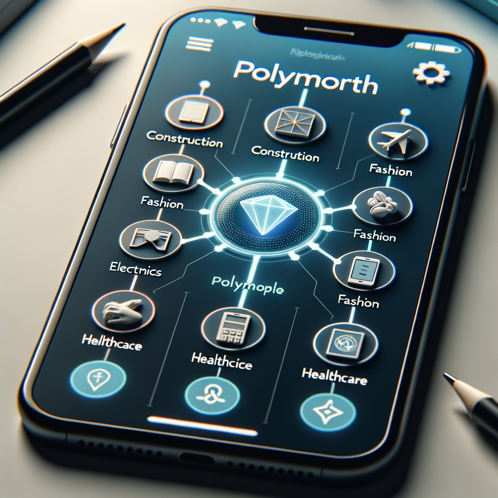 Image for Our app 'PolyMorph' guides you through this complex world. It creates a 'Material Profile' for you, suggesting the best polymorphic materials based on your needs, be it for construction, fashion, electronics, or healthcare.