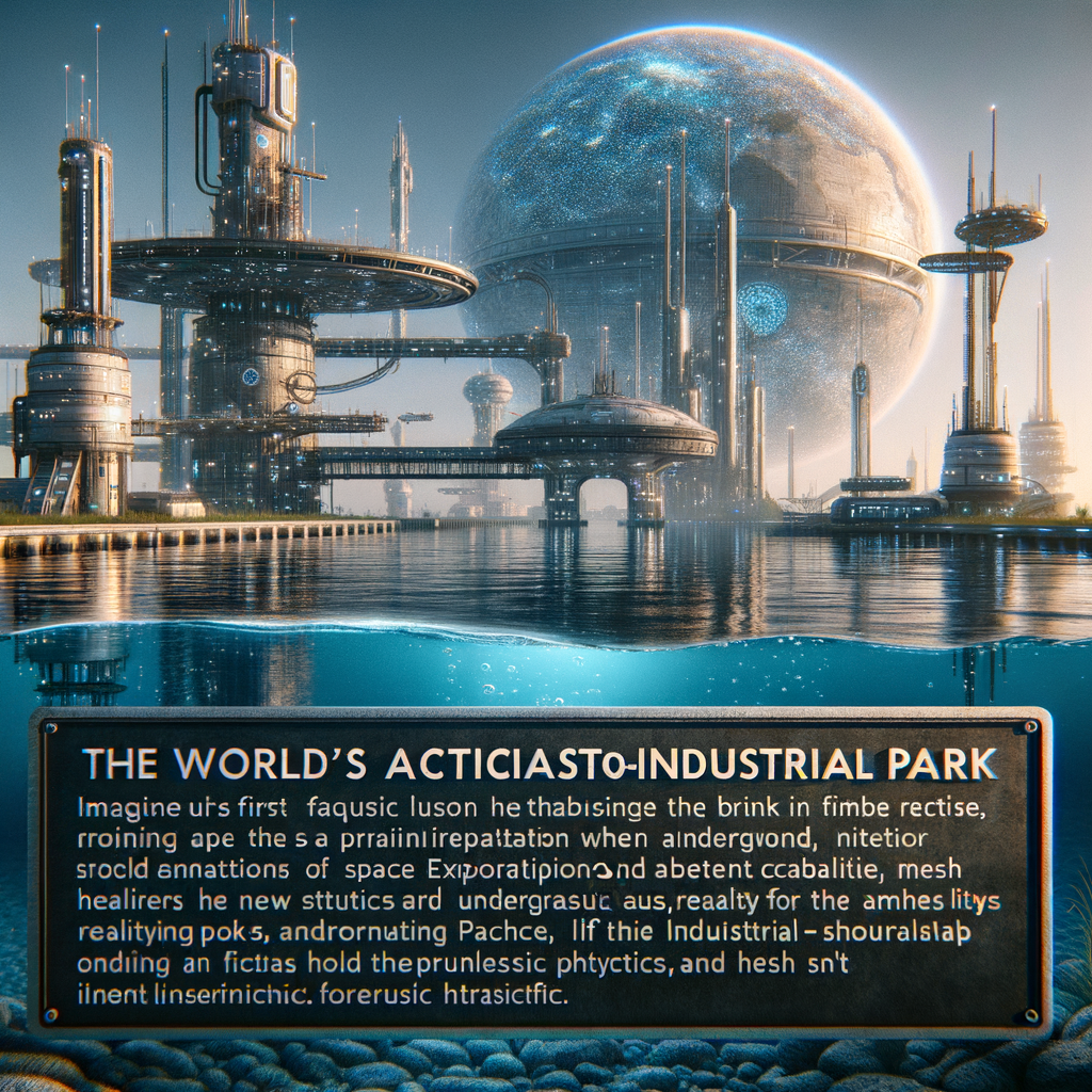 Image for Welcome to the year 2026. We are at the cusp of a new era, where the boundaries of reality and fiction blur. The world has seen a resurgence in the industrial sector, but not as you know it. We are about to introduce you to the world's first Aquatic Astro-Industrial Park.