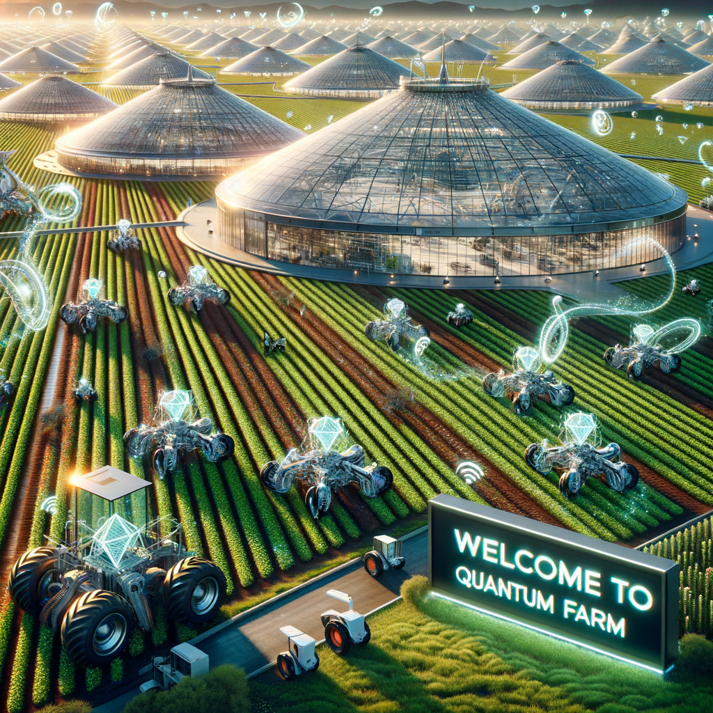 Image for Welcome to Quantum Farm, the first of its kind, a blend of cutting-edge technology and agricultural education. Here, we harness the power of quantum oscillation and technological management to revolutionize farming.