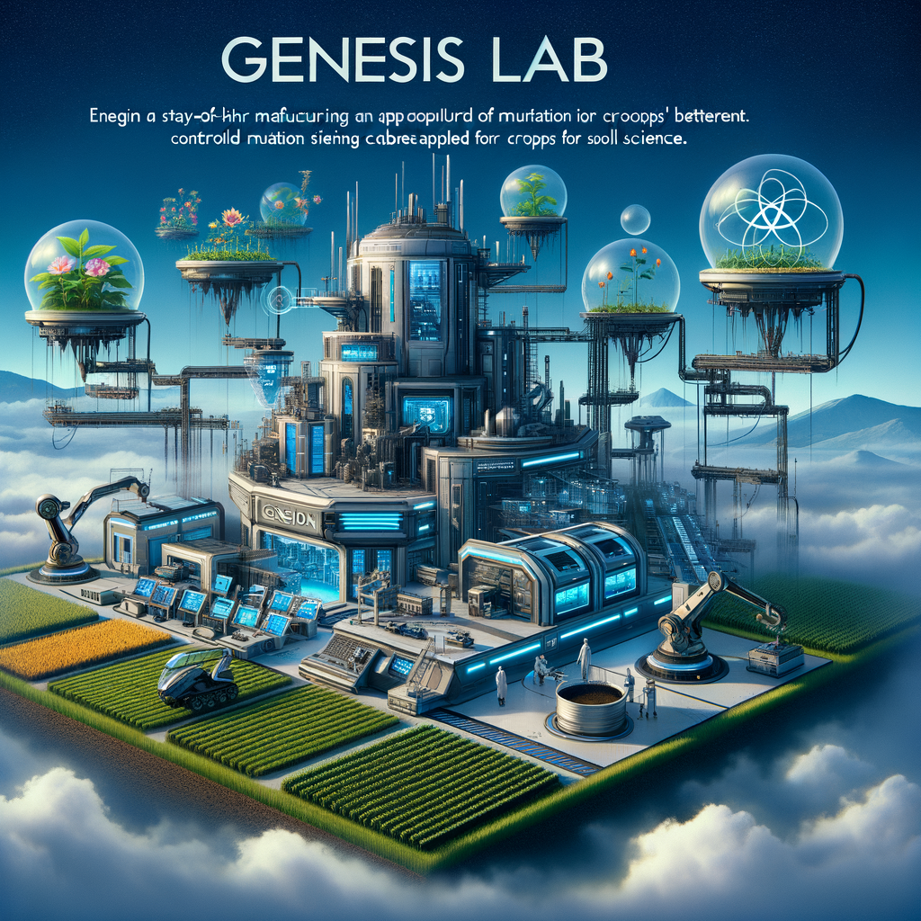 Image for Genesis Lab is not just a place; it's a revolution in agriculture, combining advanced manufacturing, mutation science, and soil and crop science to redefine farming.