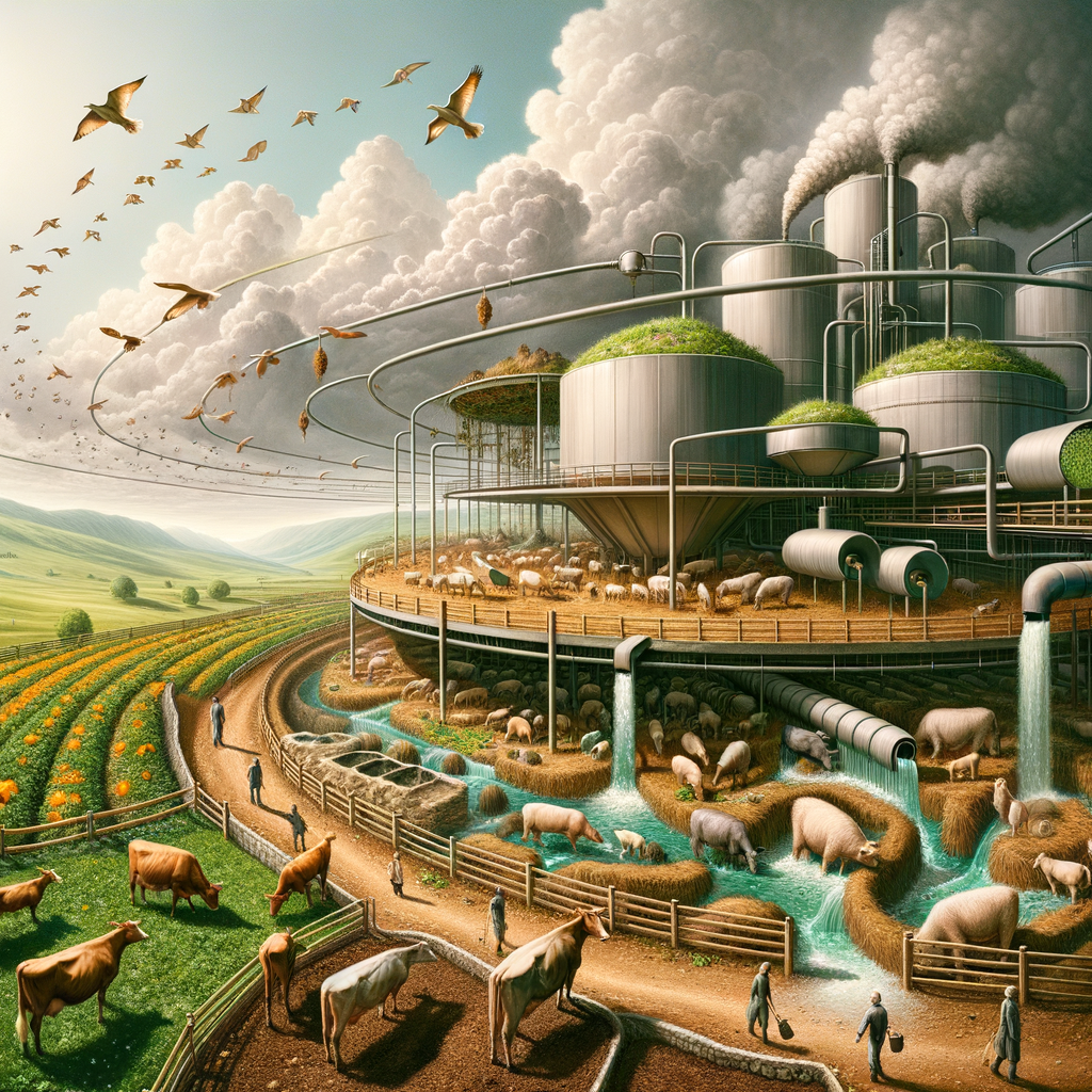 Image for Unlike traditional farming, there's no wastage here. The system is designed to mimic a natural ecosystem, with each species playing a role in maintaining the health of the whole. Waste from one species becomes food for another, creating a closed-loop system.