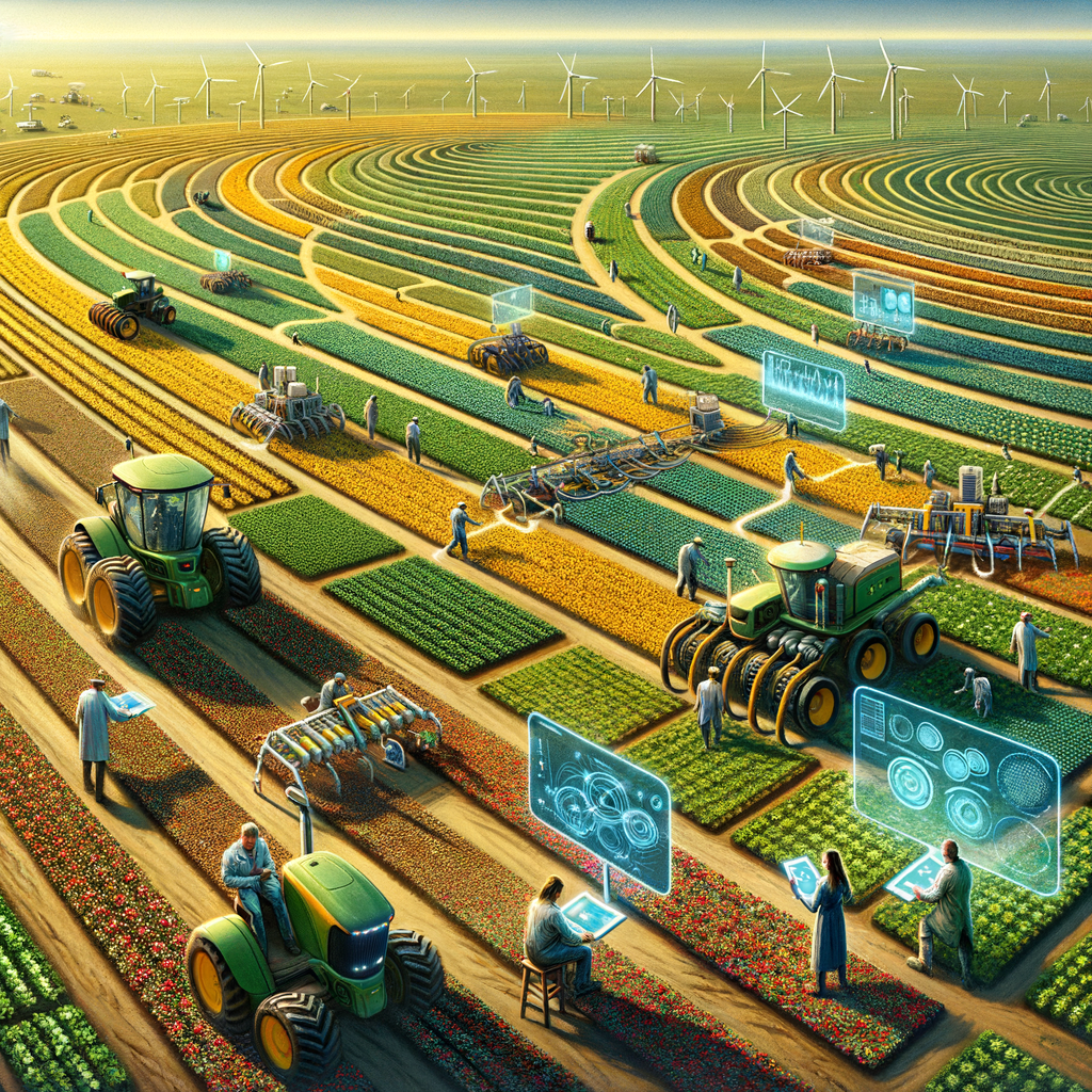 Image for Welcome to the year 2027, a time when the world of agriculture has been revolutionized by the seamless integration of Geographic Information Systems (GIS), Electroanalytical methods, and Genetic Engineering.