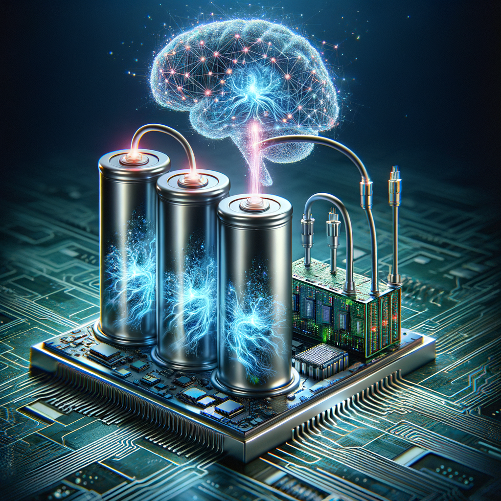 Image for For instance, the supercapacitor powers the advanced computational systems required for NeuroNet. In turn, the AI systems developed using evolutionarily stable strategies help optimize the energy storage and release in the supercapacitor.