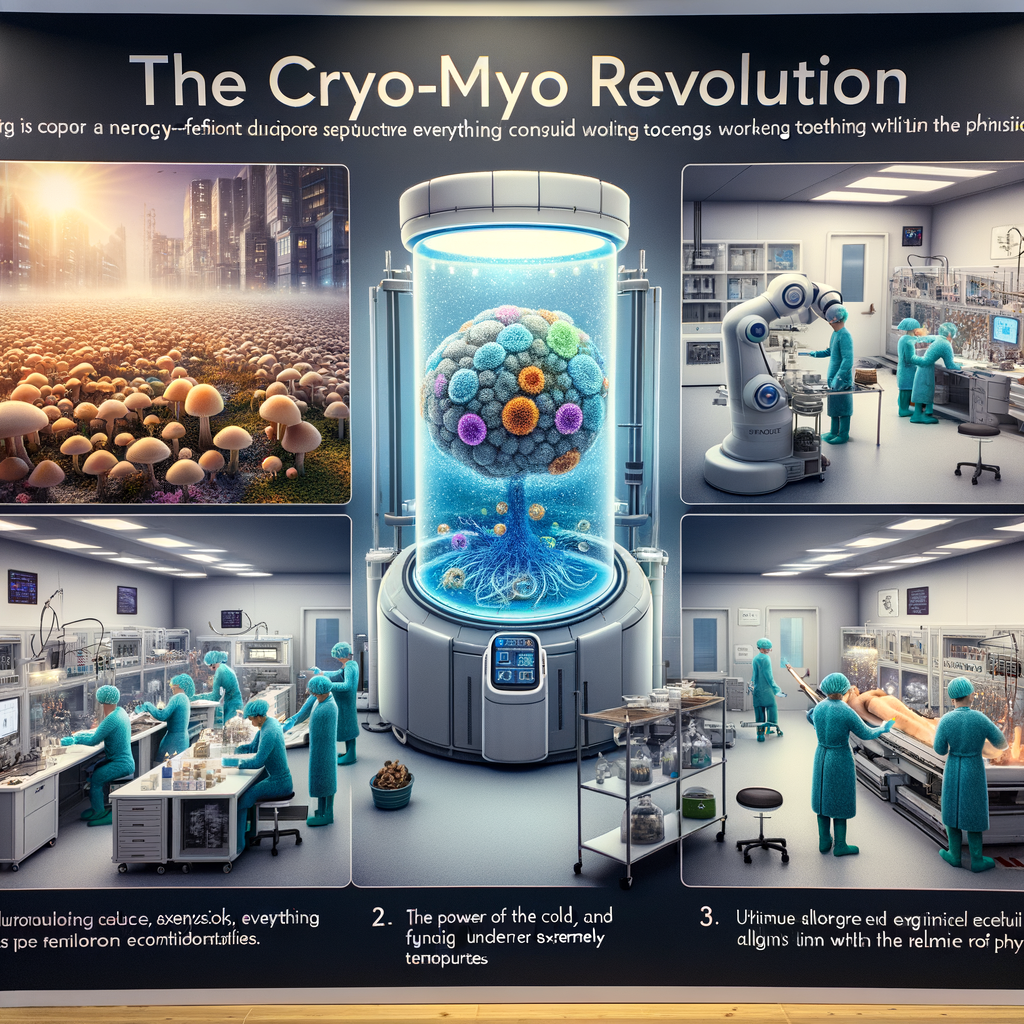 Image for From the creation of sustainable cold storage solutions to the development of new medical procedures, the Cryo-Myco Revolution is set to transform the way we harness the power of cold, fungi, and chemical compounds.