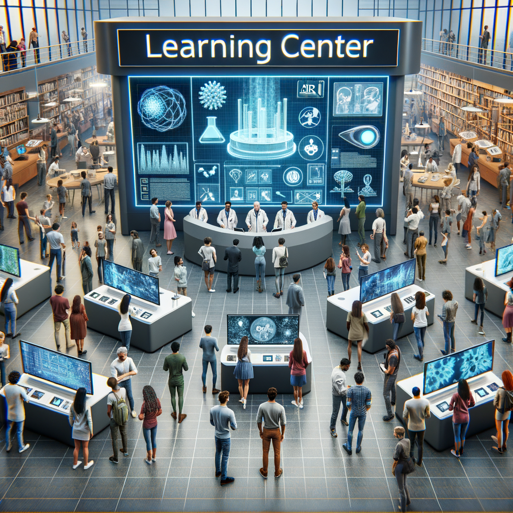 Image for The facility also includes a Learning Center where students, researchers, and curious individuals can learn about the facility's work. Interactive exhibits and AR tutorials make complex concepts accessible to all, fostering a culture of learning and curiosity.