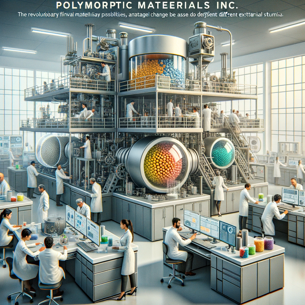 Image for Polymorphic Materials Inc. revolutionizes the way we perceive materials. Our cutting-edge technology allows materials to change their properties based on external stimuli, creating a new era of Complexity in Materials Science.
