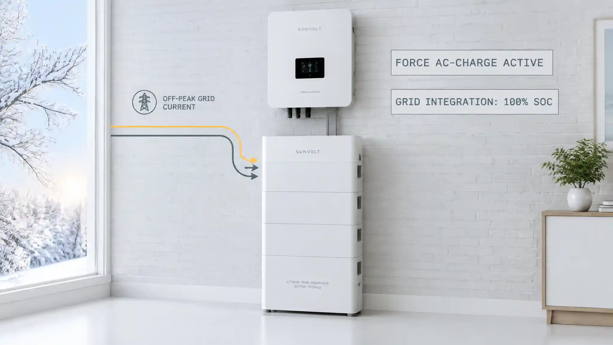 Can You Charge a Home Battery From the Grid in Winter?