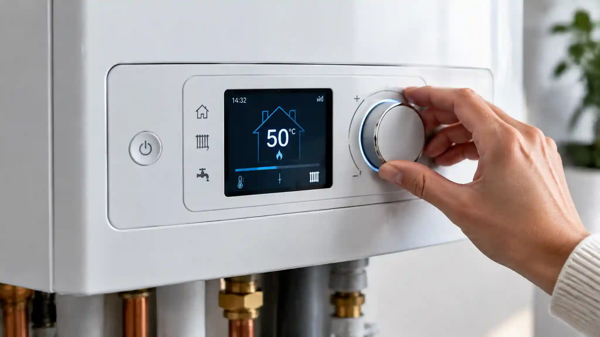 A practical systems guide explaining how to lower combi or system gas boiler flow temperatures to evaluate household radiator adequacy for future heat pump installations.