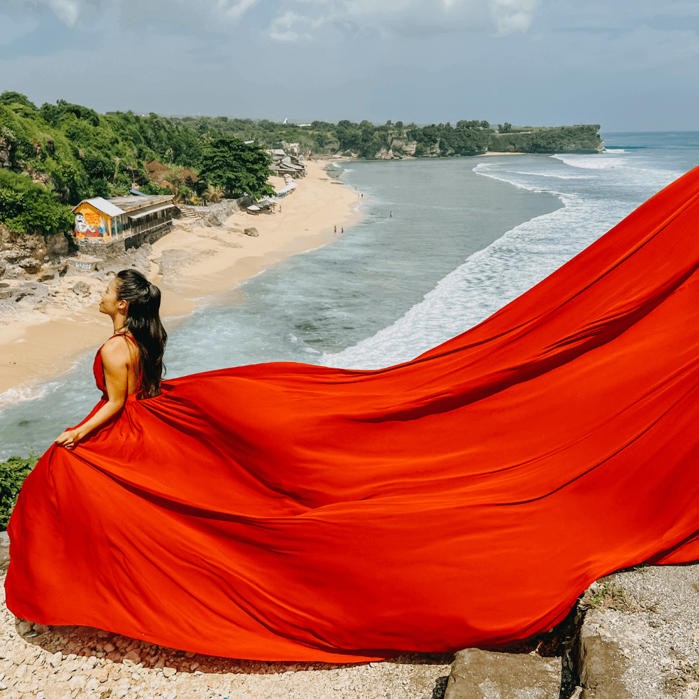 It's ICONIC. Bali Midi Dress. Dropping shortly. Photograph of tide pools in  Balangan Beach, Bali, Indonesia. Model @ivanagalli Boots…