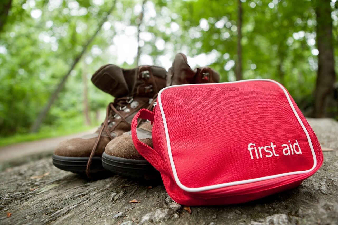 First aid kit for traveling