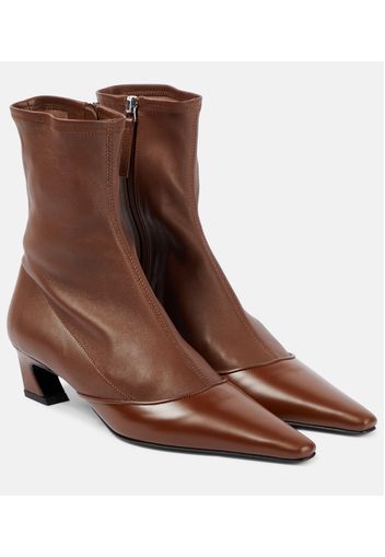 Ankle Boots aus Leder