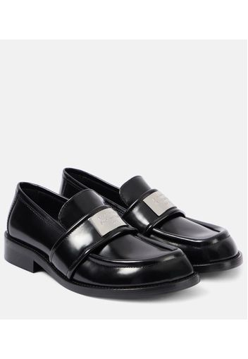 Loafers aus Leder