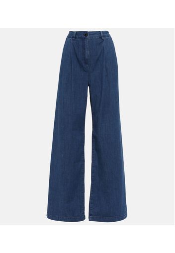 High-Rise Wide-Leg Jeans