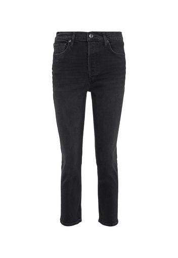 High-Rise Cropped Jeans Riley