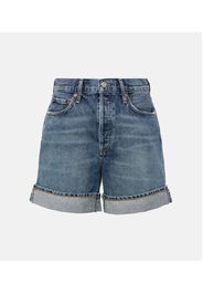 High-Rise Jeansshorts Dame