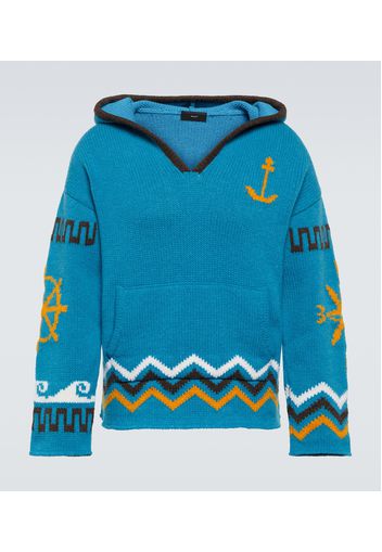 Hoodie Nautical aus Schurwolle