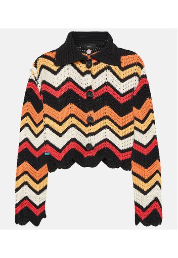 Cardigan Kaleidoscopic Chevron