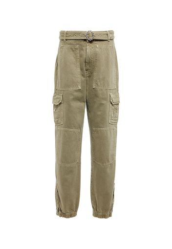 Cargohose aus Gabardine