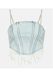 Bustier aus Denim