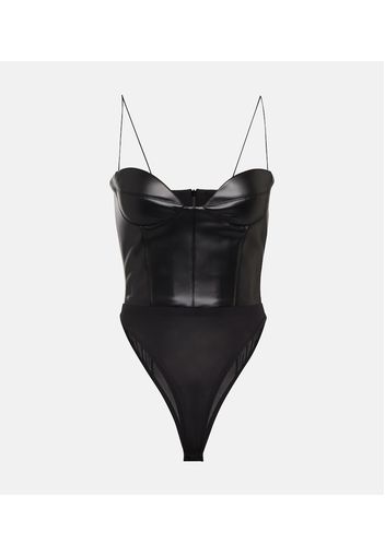 Body Halston aus Lederimitat