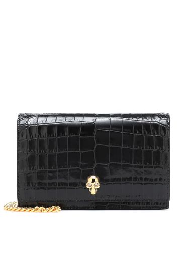 Schultertasche Skull Small aus Leder