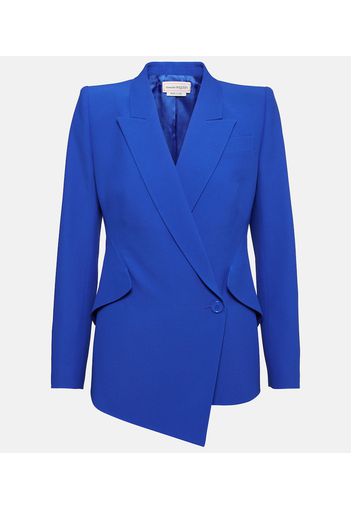 Blazer aus Crêpe