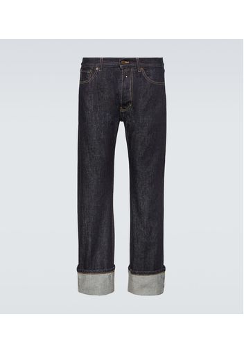 Low-Rise Straight Jeans