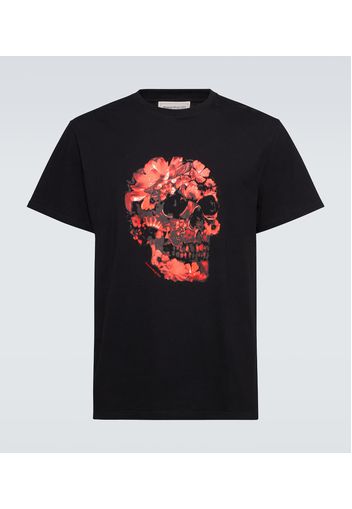 Bedrucktes T-Shirt Skull aus Baumwoll-Jersey