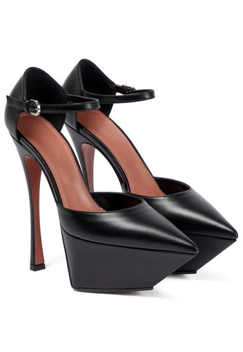 Plateau-Pumps Angelica aus Leder